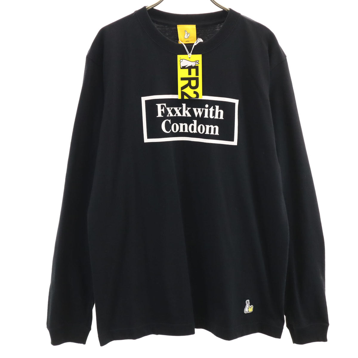 美品 FR2 エフアールツー 長袖 Tシャツ M ブラック ロンT メンズ