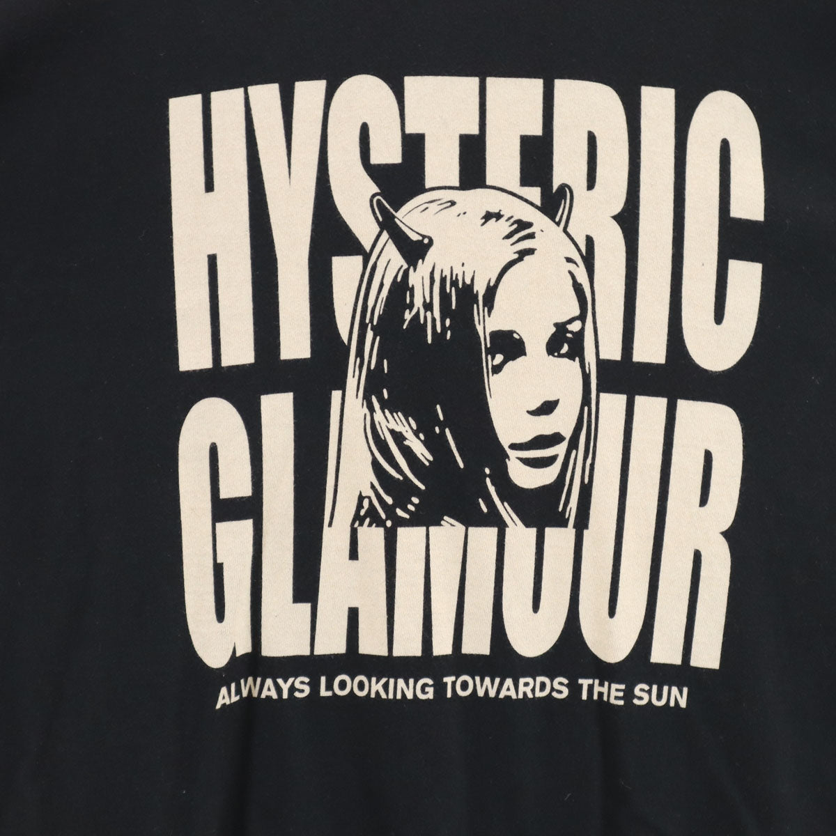 HYSTERIC GLAMOUR ヒステリックグラマー 日本製 長袖 Tシャツ M ブラック ロンT メンズ