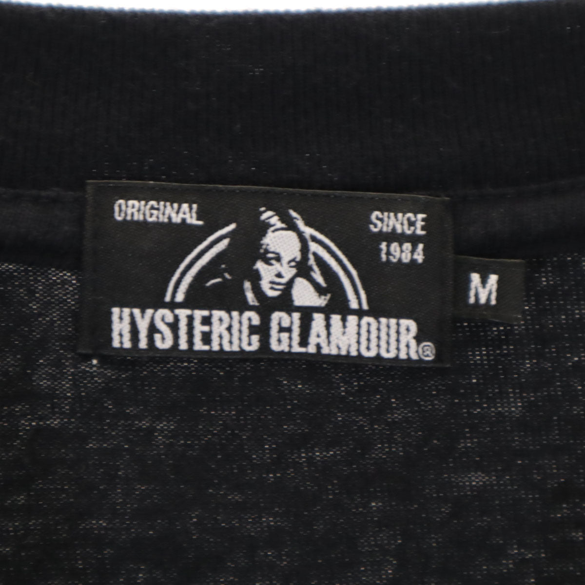 HYSTERIC GLAMOUR ヒステリックグラマー 日本製 長袖 Tシャツ M ブラック ロンT メンズ