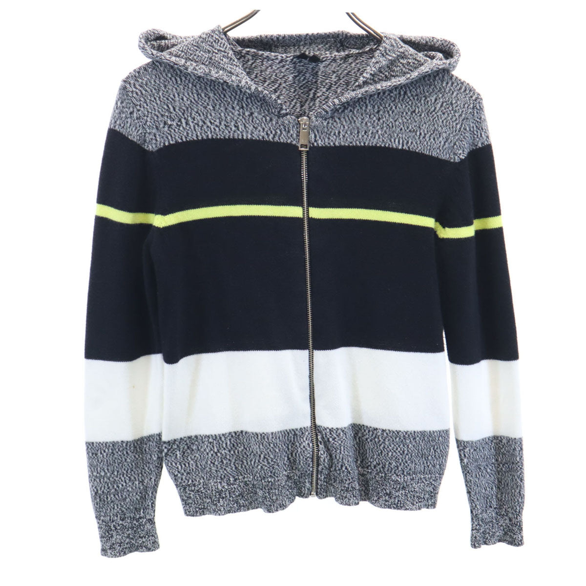 ARMANI EXCHANGE アルマーニエクスチェンジ ボーダー 長袖 ジップパーカー 12A(154) ニット キッズ