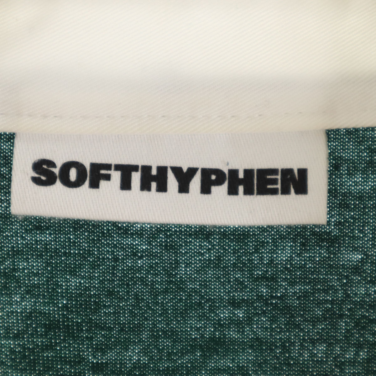 SOFTHYPHEN ソフトハイフン 日本製 半袖 ポロシャツ 3 グリーン メンズ