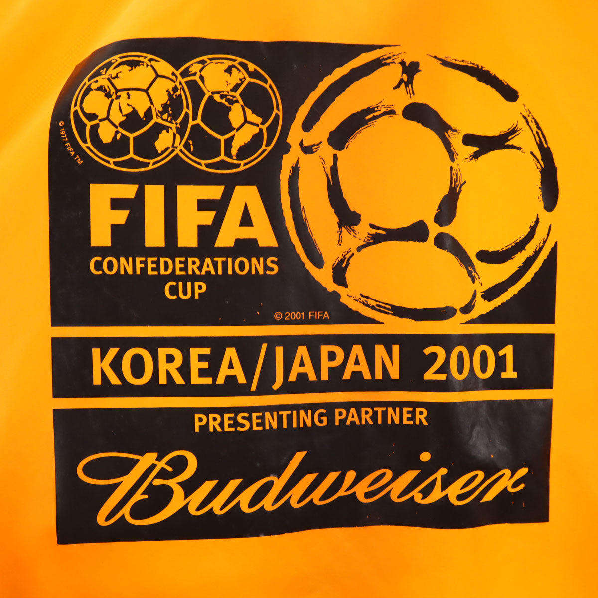 adidas アディダス バドワイザー 日韓ワールドカップ FIFA ウインドブレーカー XO オレンジ ジャケット メンズ