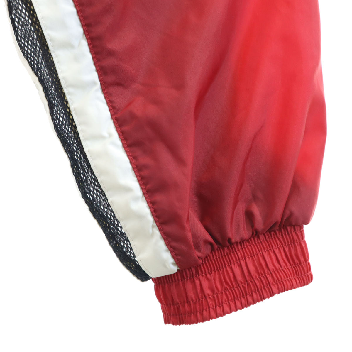 adidas アディダス 90s オールド ハーフジップ ジャケット レッド系 裏メッシュ プルオーバー メンズ