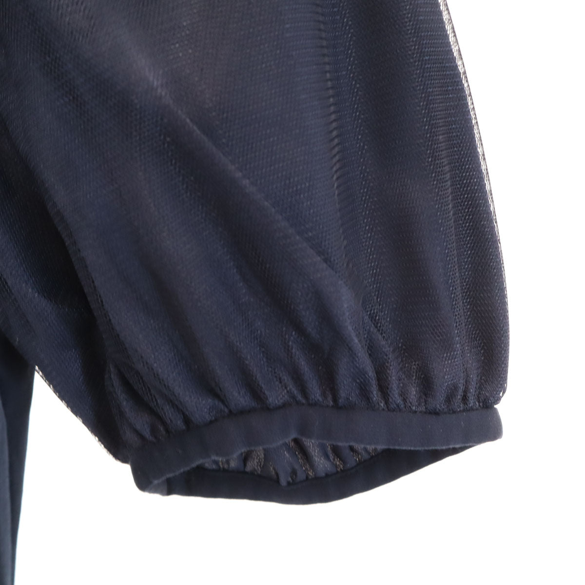 美品 BLUE LABEL CRESTBRIDGE ブルーレーベルクレストブリッジ 半袖 ワンピース 36 ネイビー レディース
