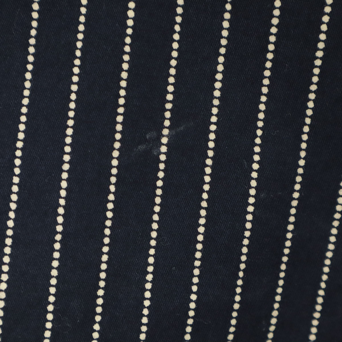 VANSON Cottons バンソンコットンズ ストライプ柄 半袖 ワークシャツ M ネイビー メンズ