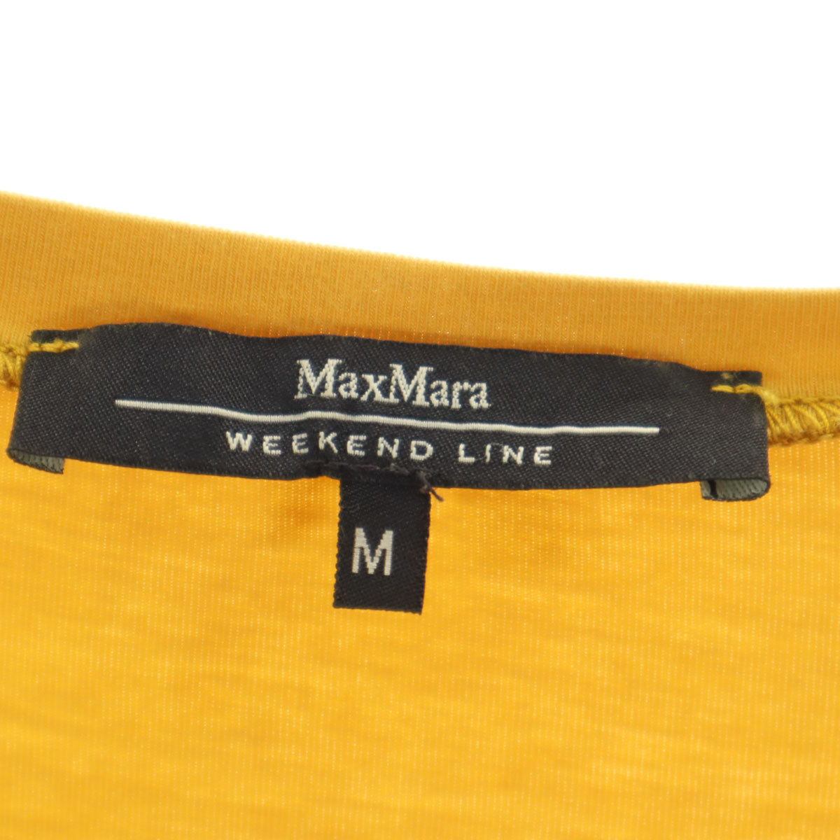 MAX MARA WEEK END LINE マックスマーラウィークエンドライン 半袖 Tシャツ M マスタード レディース