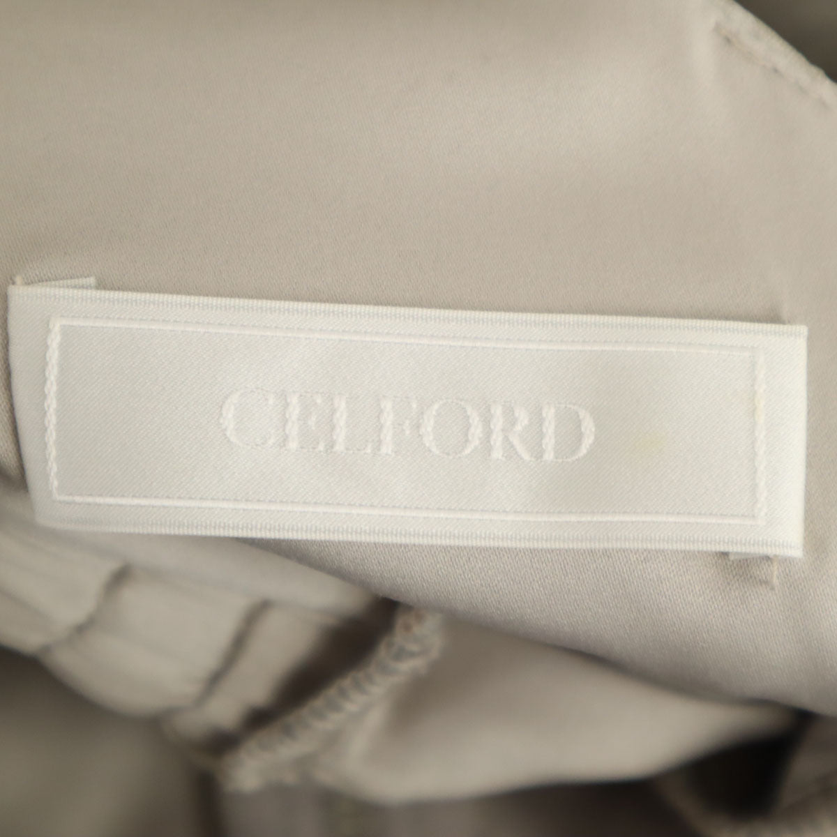 CELFORD セルフォード ノースリーブ ワンピース 36 グレー レディース