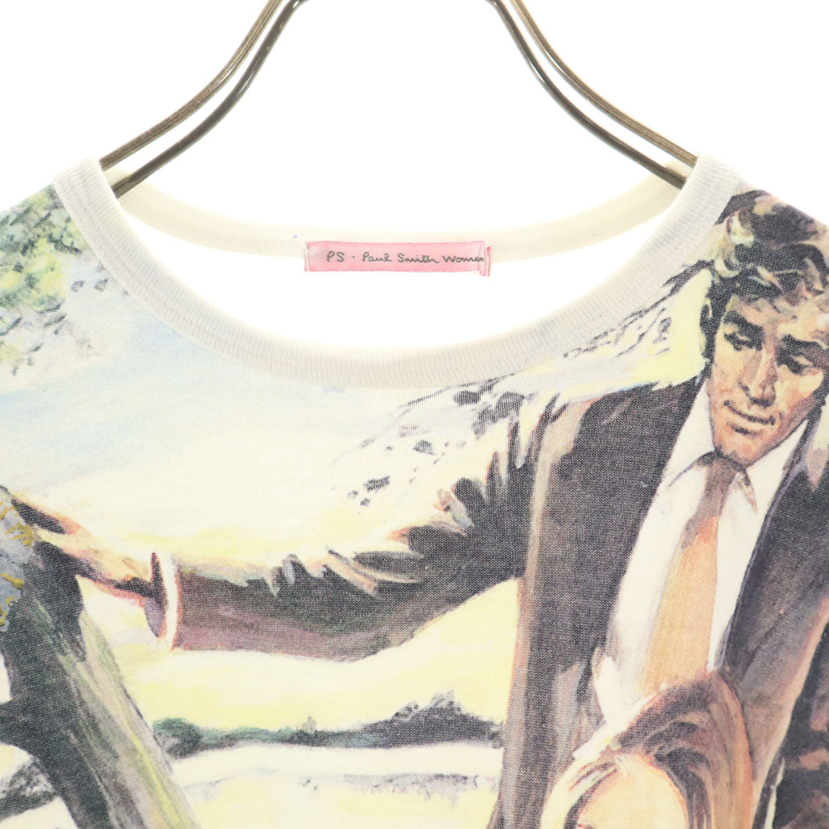 PS Paul Smith Woman ピーエスポールスミスウーマン 半袖 Tシャツ M ホワイト レディース