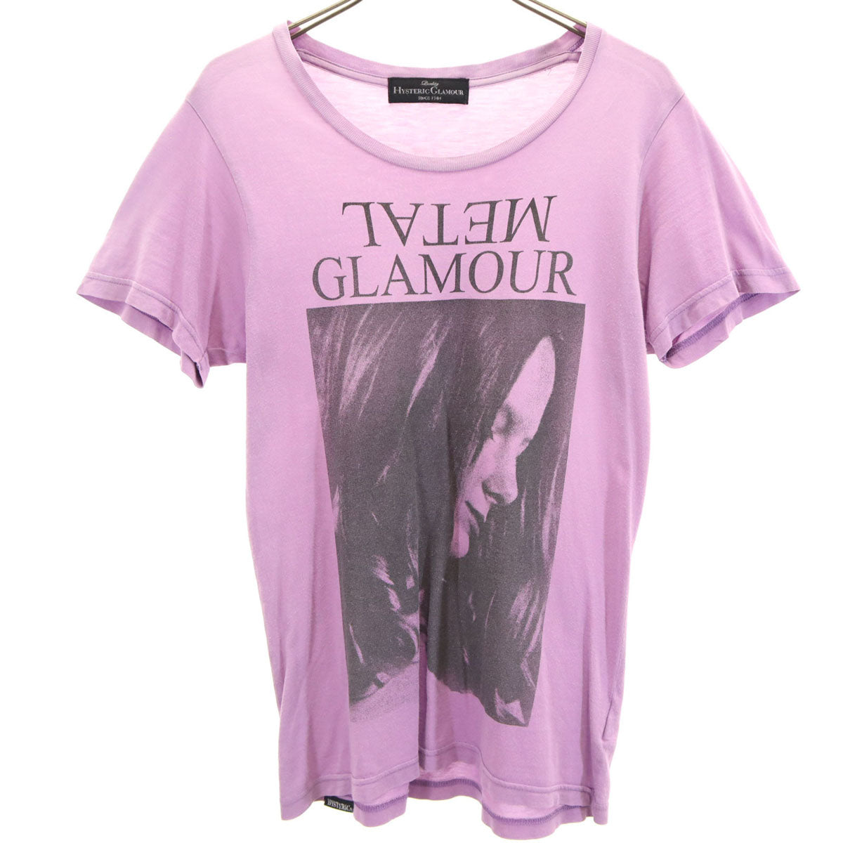 HYSTERIC GLAMOUR ヒステリックグラマー 日本製 半袖 Tシャツ FREE パープル レディース