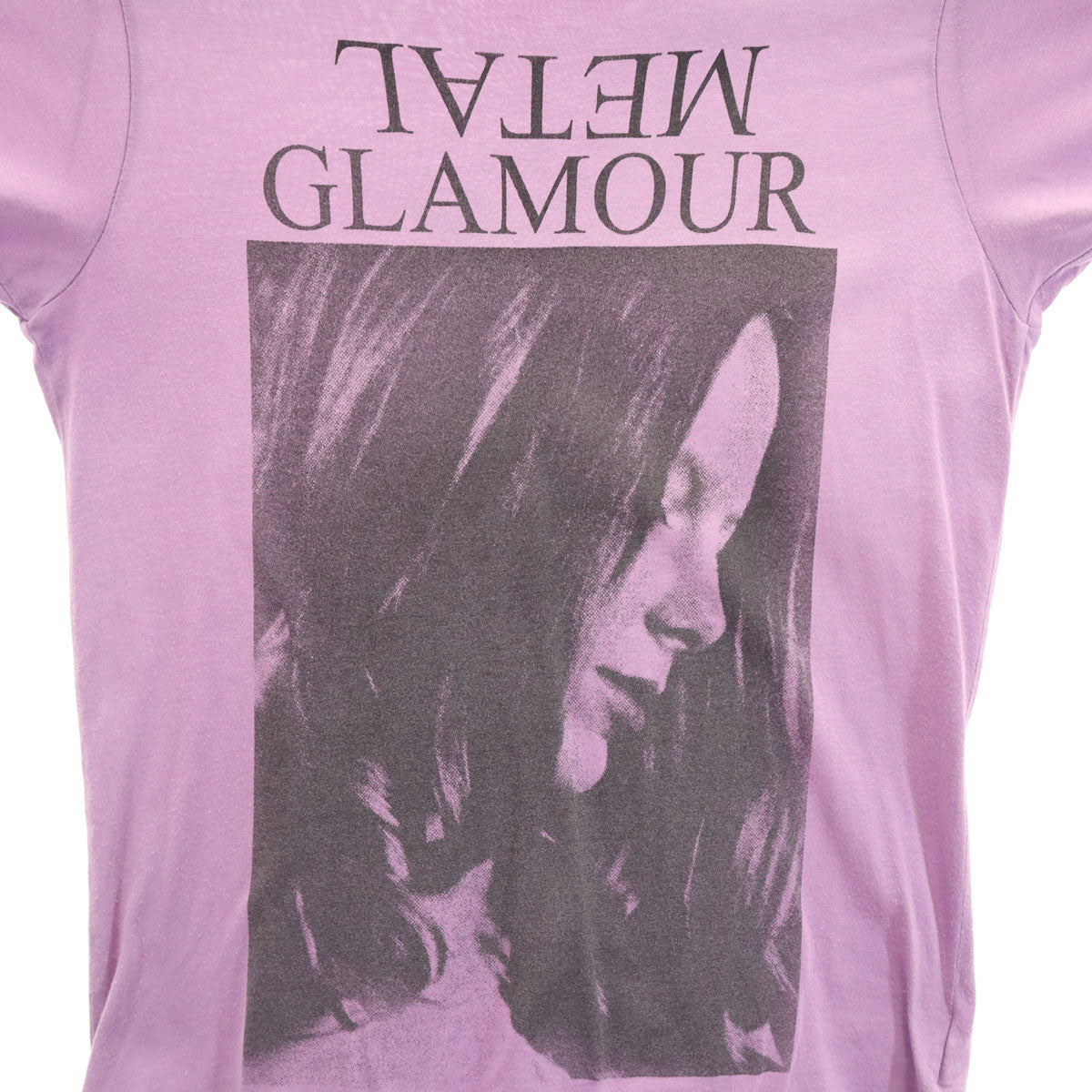 HYSTERIC GLAMOUR ヒステリックグラマー 日本製 半袖 Tシャツ FREE パープル レディース