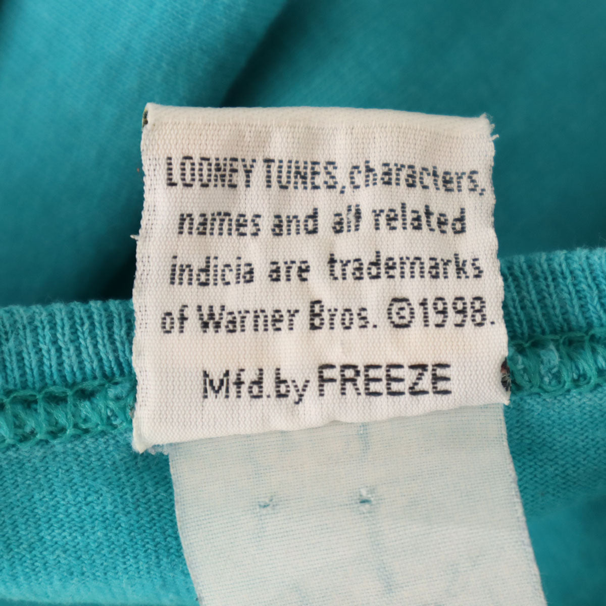 LOONEY TUNES ルーニーテューンズ 90s オールド USA製 トゥイーティー 半袖 Tシャツ エメラルドグリーン レディース