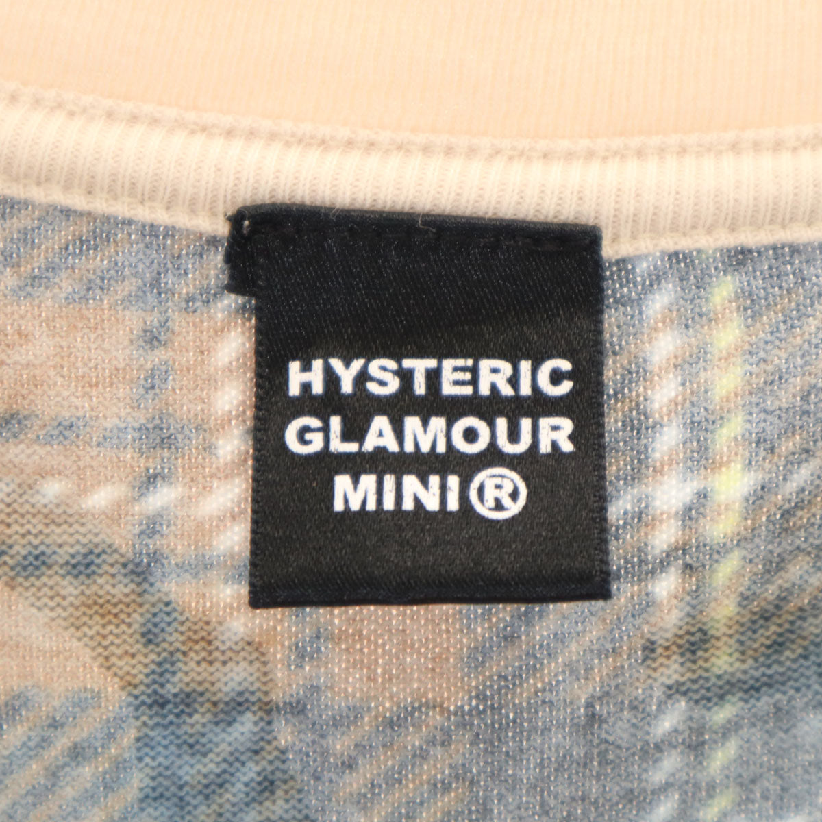 HYSTERIC GLAMOUR MINI ヒステリックグラマーミニ 日本製 半袖 Tシャツ 130 ベージュ キッズ