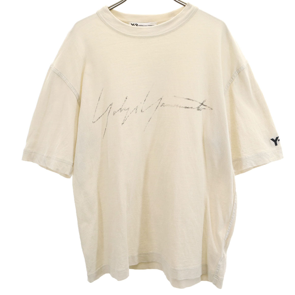 Y-3 ワイスリー 半袖 Tシャツ XS ベージュ ヨウジヤマモト メンズ