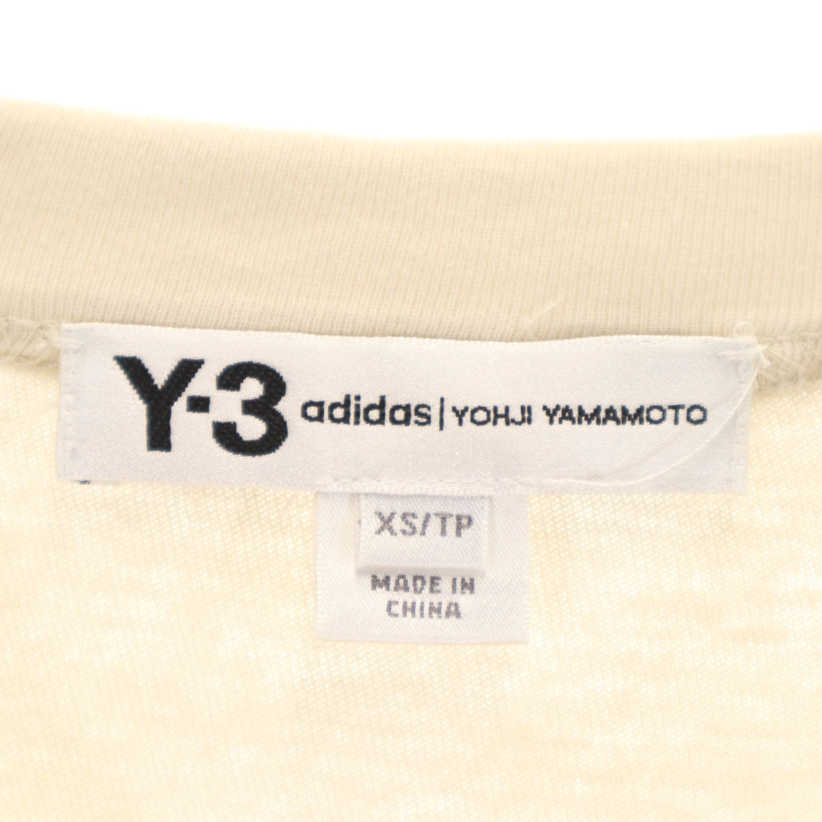Y-3 ワイスリー 半袖 Tシャツ XS ベージュ ヨウジヤマモト メンズ
