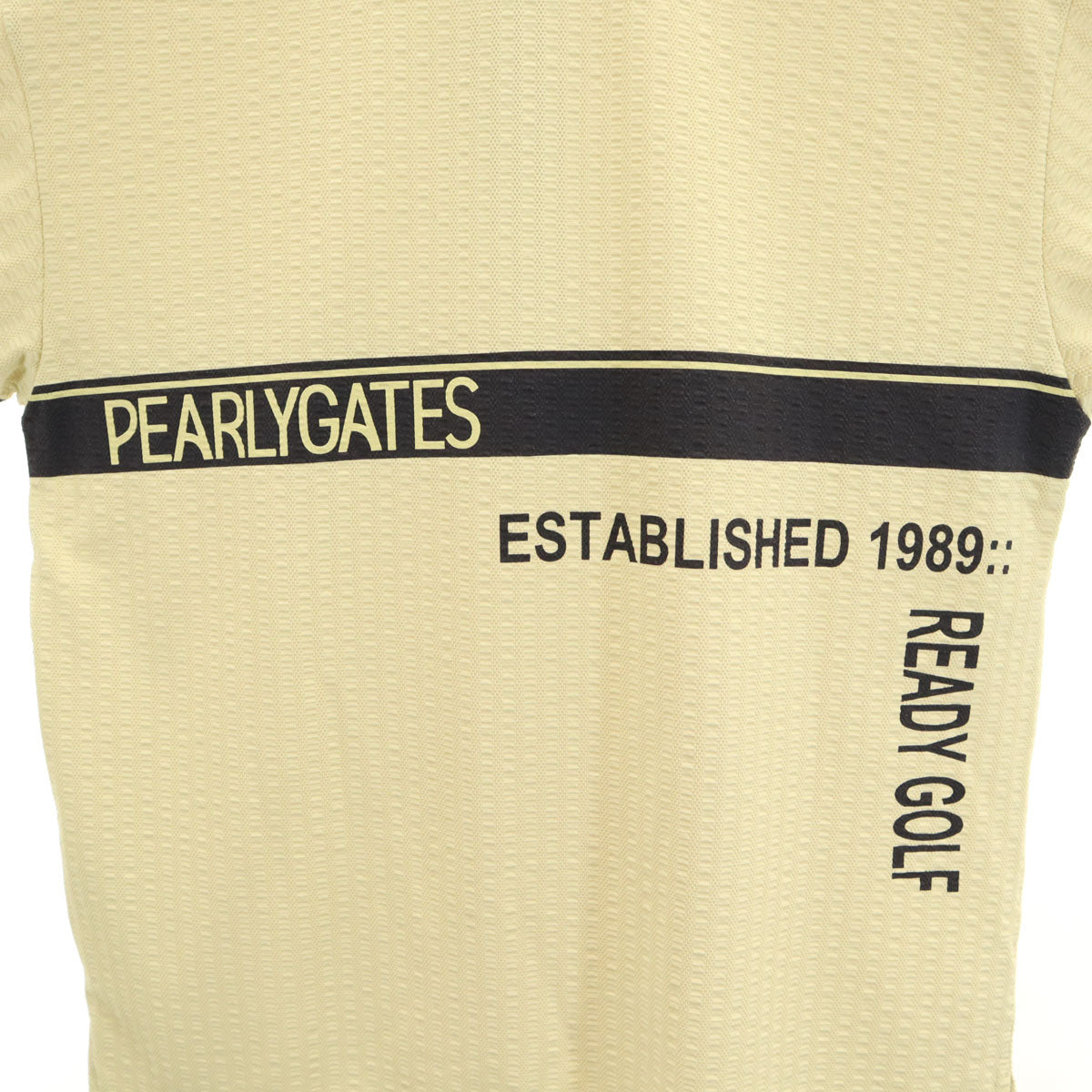 PEARLY GATES パーリーゲイツ 日本製 ゴルフ 半袖 ポロシャツ 4 イエロー系 メンズ