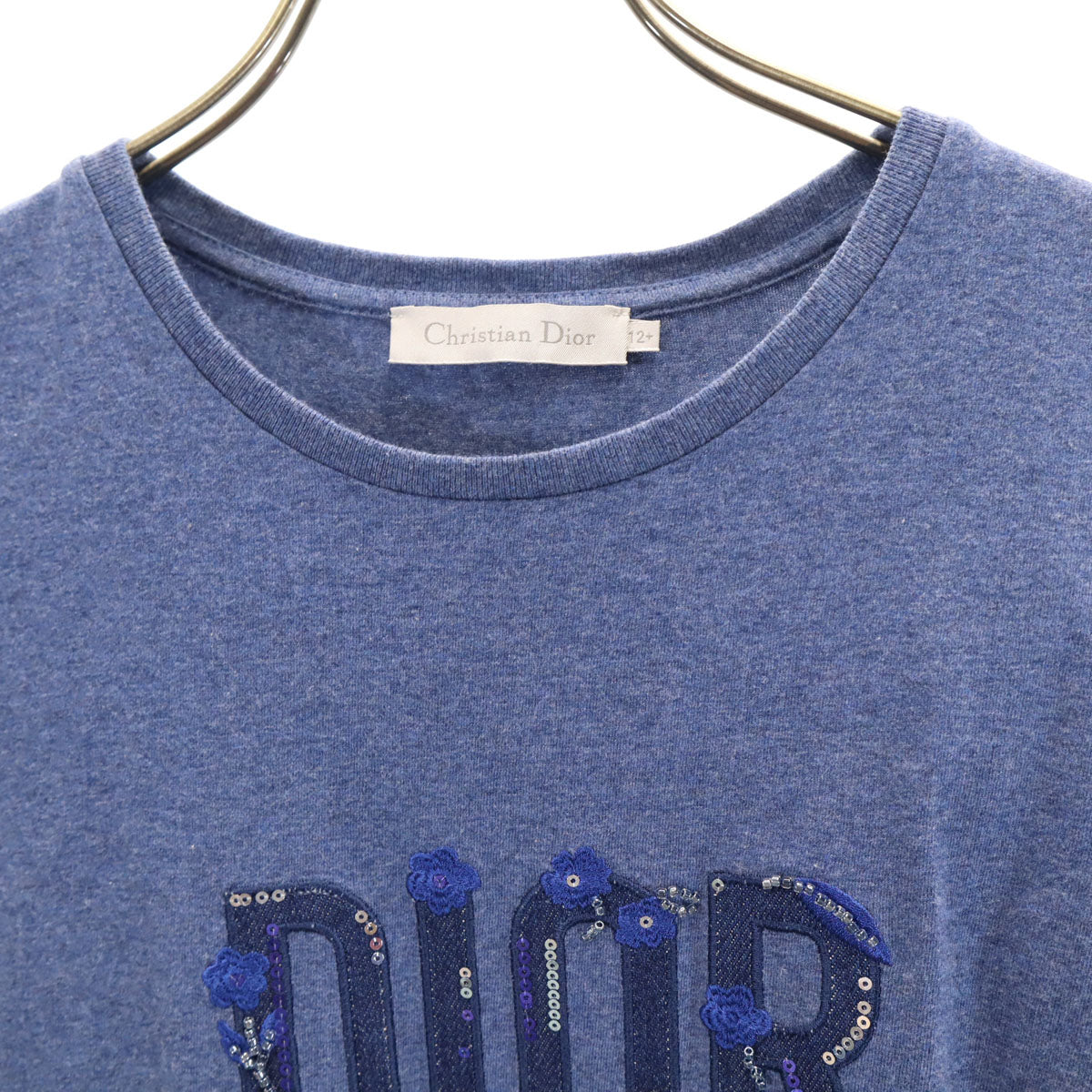 Christian Dior クリスチャンディオール ポルトガル製 半袖 Tシャツ 12 ネイビー キッズ