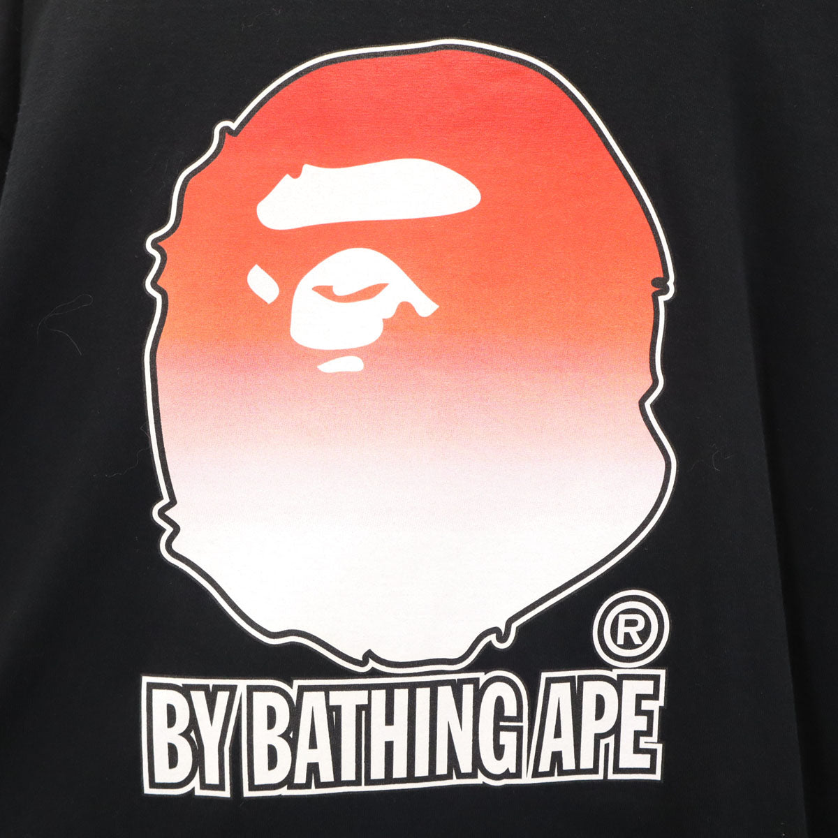 BAPE ベイプ 日本製 半袖 Tシャツ L ブラック 袋付き アベイシングエイプ メンズ