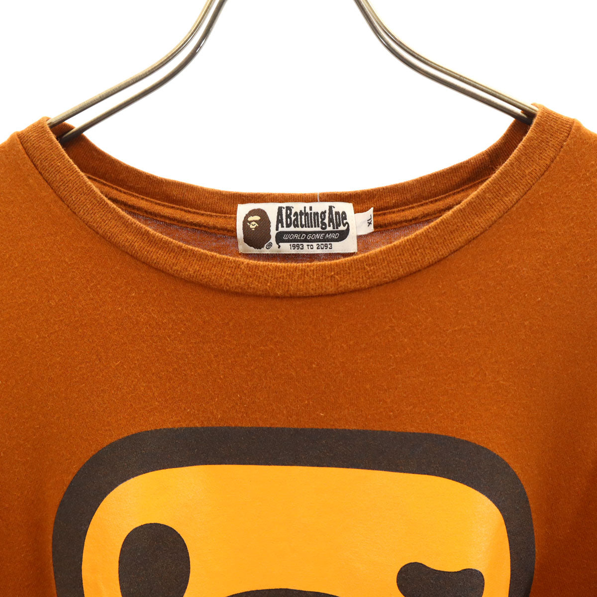 A BATHING APE アベイシングエイプ 日本製 半袖 Tシャツ XL ブラウン メンズ