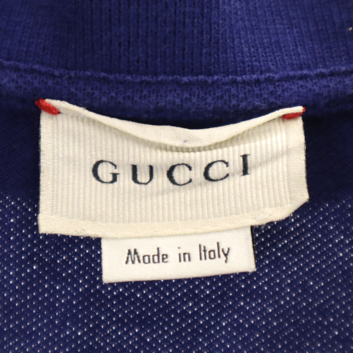 GUCCI グッチ イタリア製 恐竜刺繍 半袖 ポロシャツ 10 青紫 キッズ