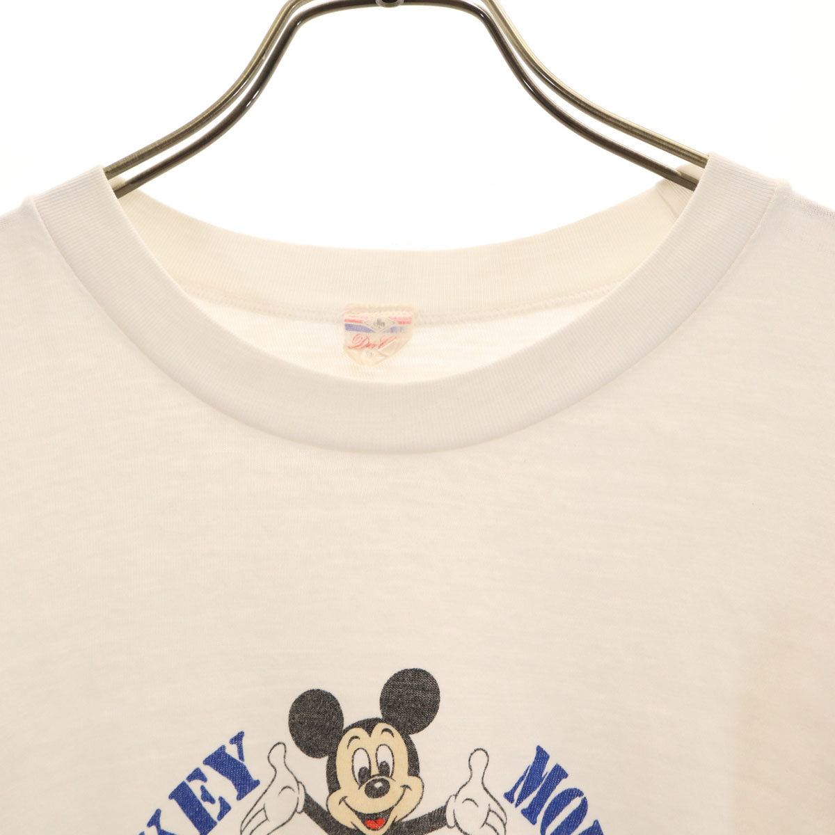 DIA CLUB ダイヤクラブ 90s フジカラー 非売品 オールド ミッキーマウス 半袖 Tシャツ FREE ホワイト レディース