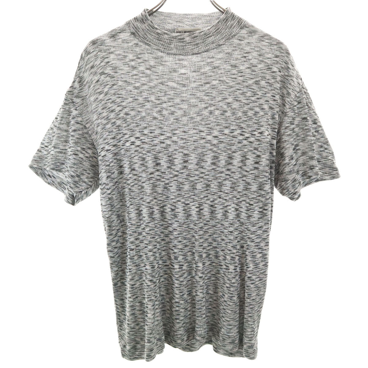 ISSEY MIYAKE MEN イッセイミヤケメン 90s 日本製 オールド 半袖 ニット M グレー メンズ