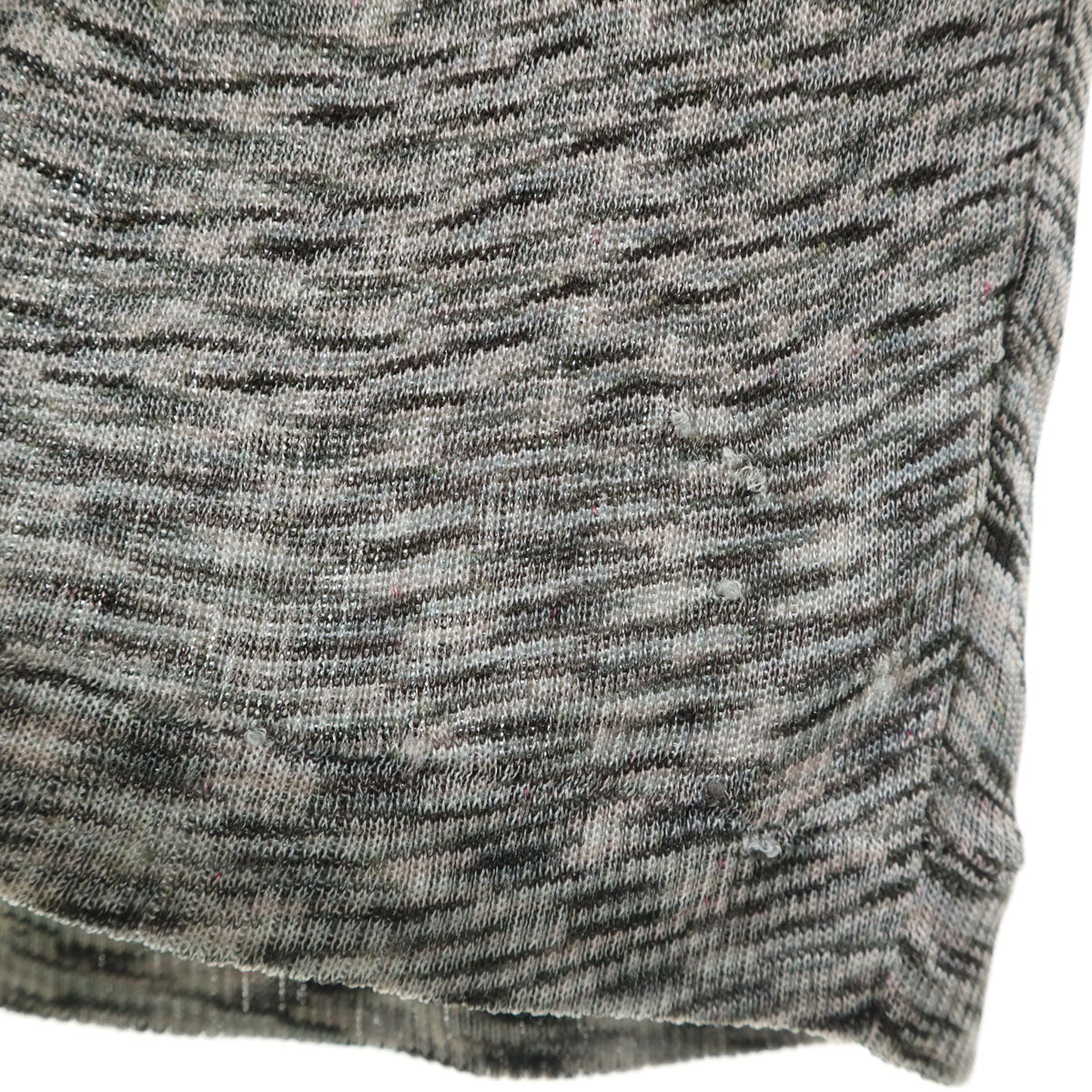 ISSEY MIYAKE MEN イッセイミヤケメン 90s 日本製 オールド 半袖 ニット M グレー メンズ