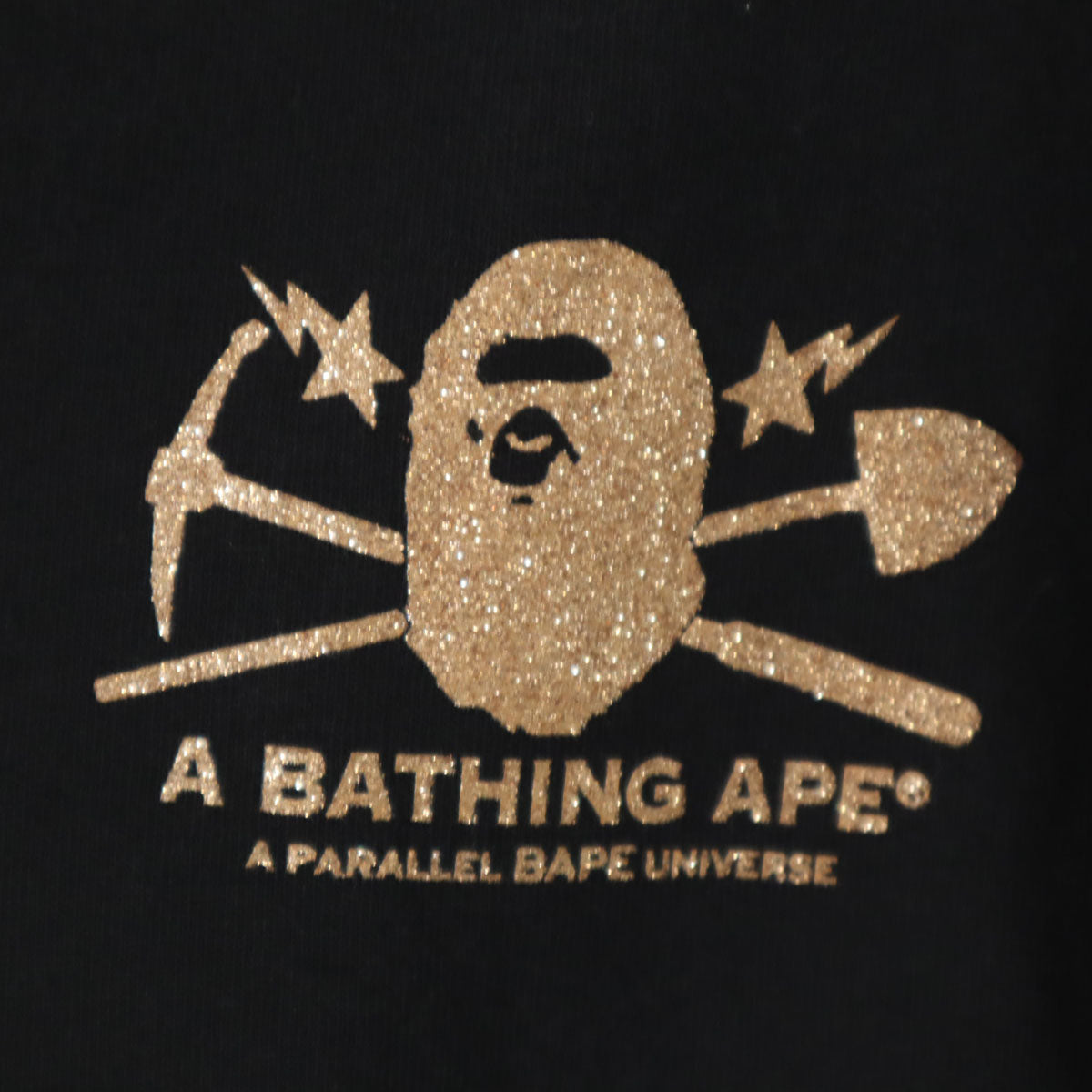 BAPE ベイプ バックプリント 半袖 Tシャツ M ブラック アベイシングエイプ メンズ