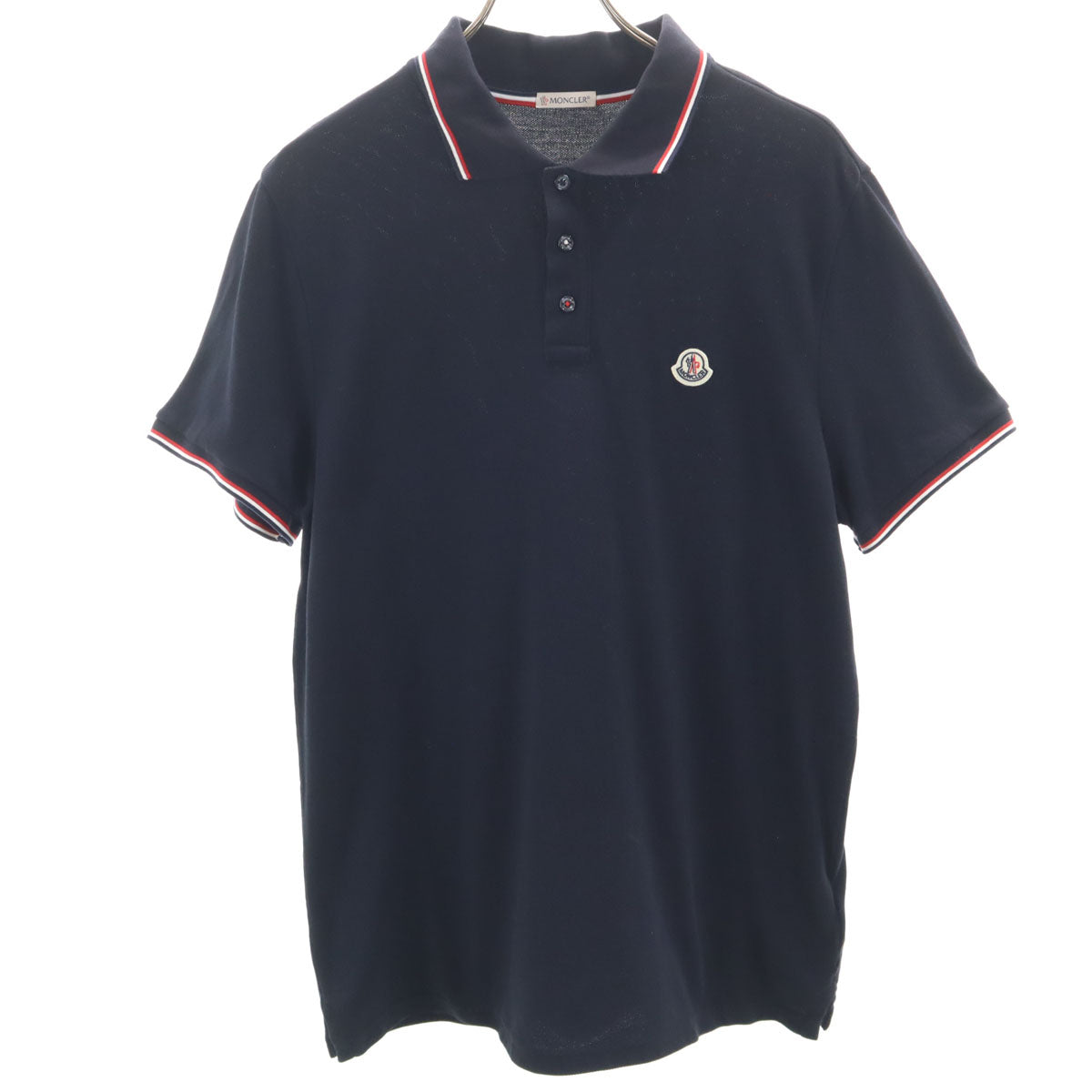 MONCLER モンクレール 半袖 ポロシャツ L ネイビー MAGLIA POLO MANICA CORTA メンズ