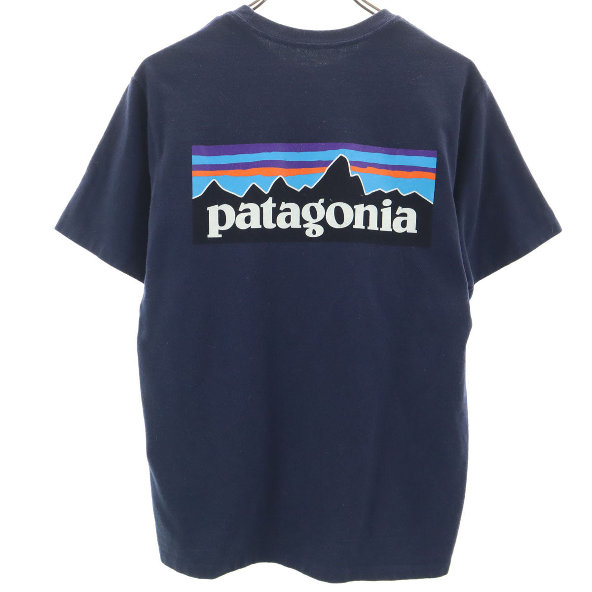 patagonia パタゴニア バックロゴ 半袖 Tシャツ XS ネイビー 38504SP21 アウトドア メンズ