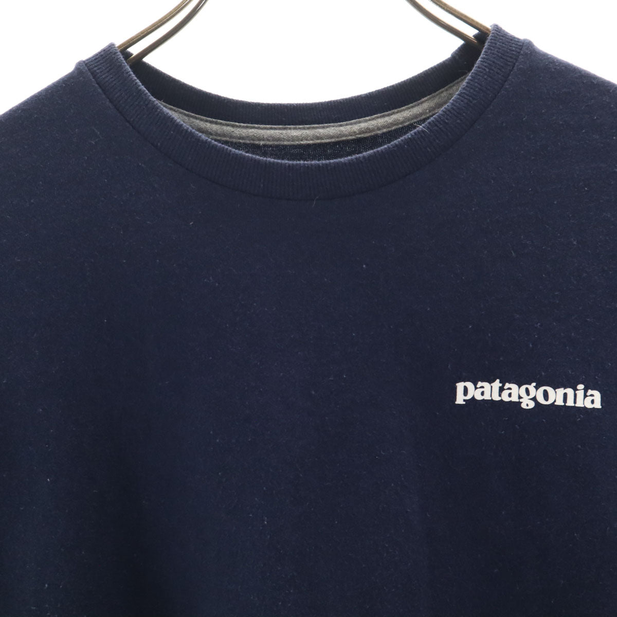 patagonia パタゴニア バックロゴ 半袖 Tシャツ XS ネイビー 38504SP21 アウトドア メンズ