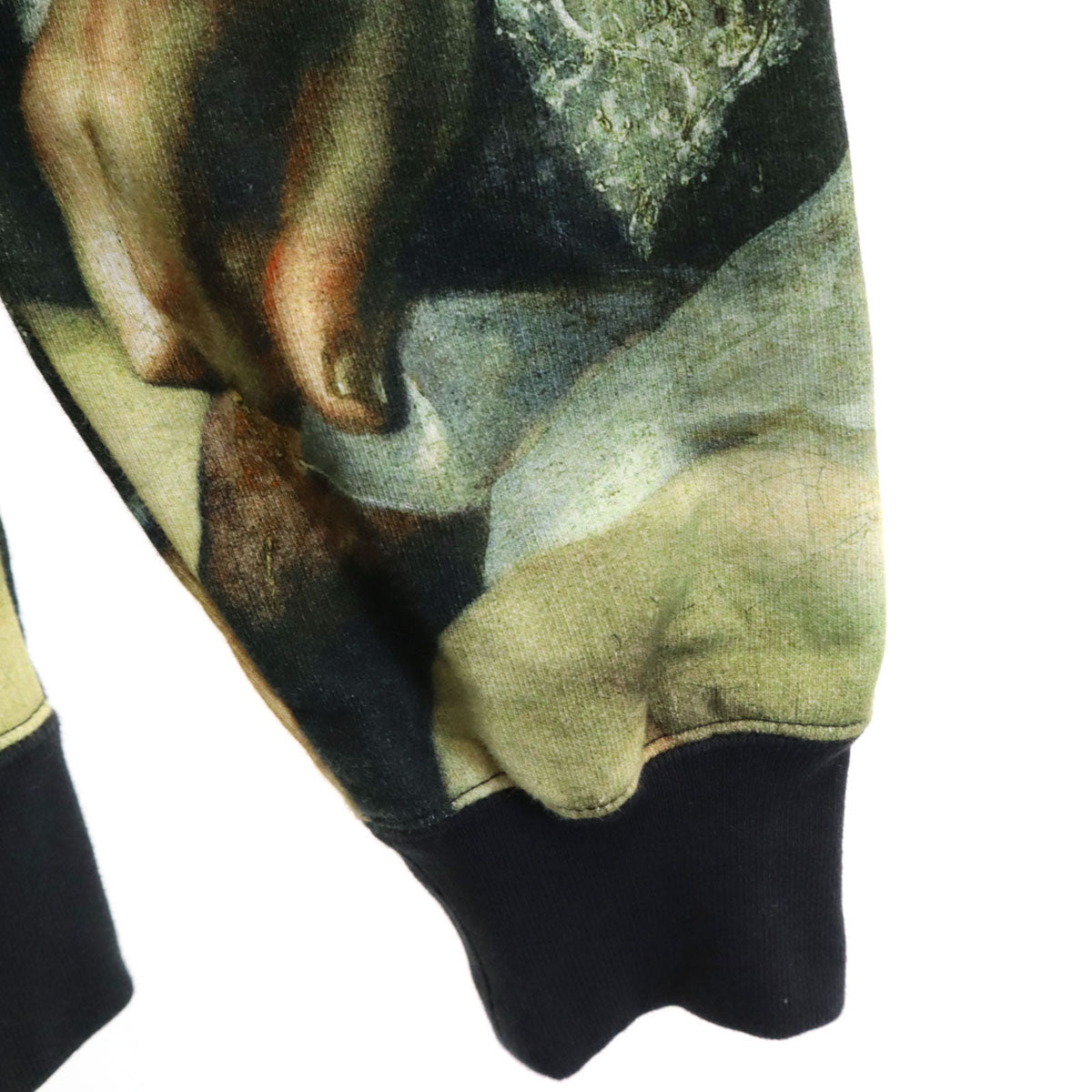 美品 Supreme シュプリーム 15ss UNDERCOVER アンダーカバー コラボ リコラス デ ラルジリエール 長袖 スウェットパーカー L カーキ メンズ