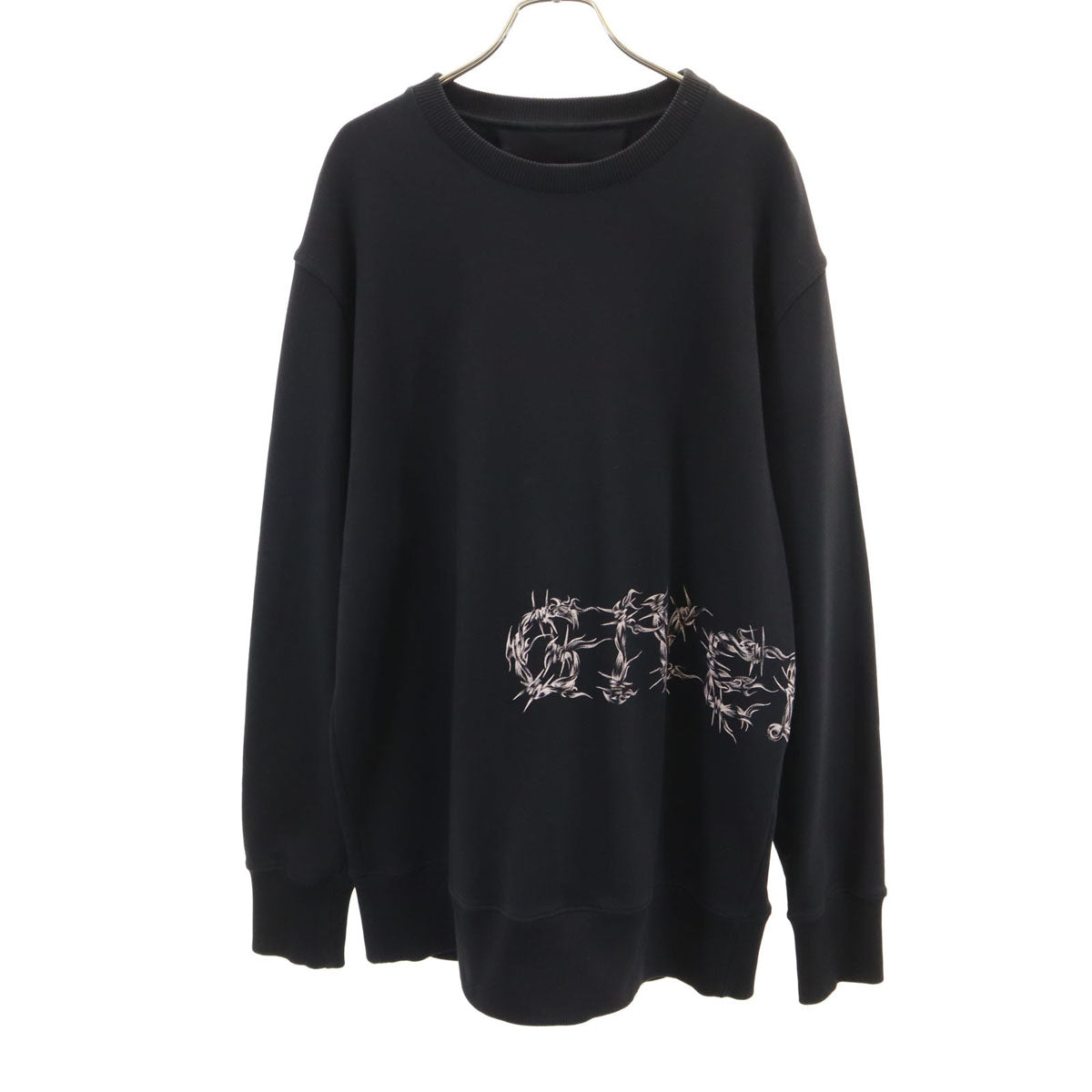 GIVENCHY ジバンシィ ポルトガル製 長袖 スウェット トレーナー S ブラック メンズ
