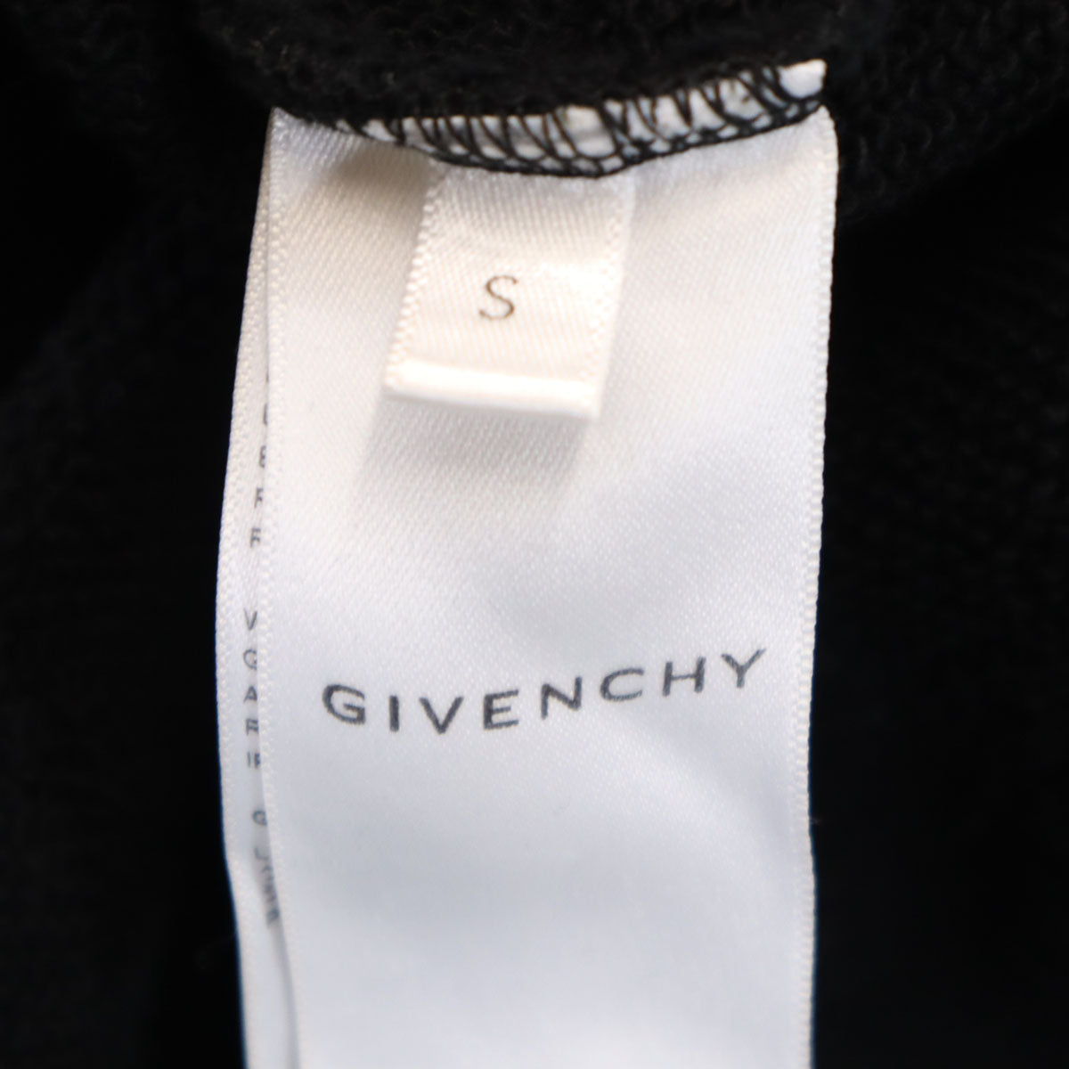 GIVENCHY ジバンシィ ポルトガル製 長袖 スウェット トレーナー S ブラック メンズ