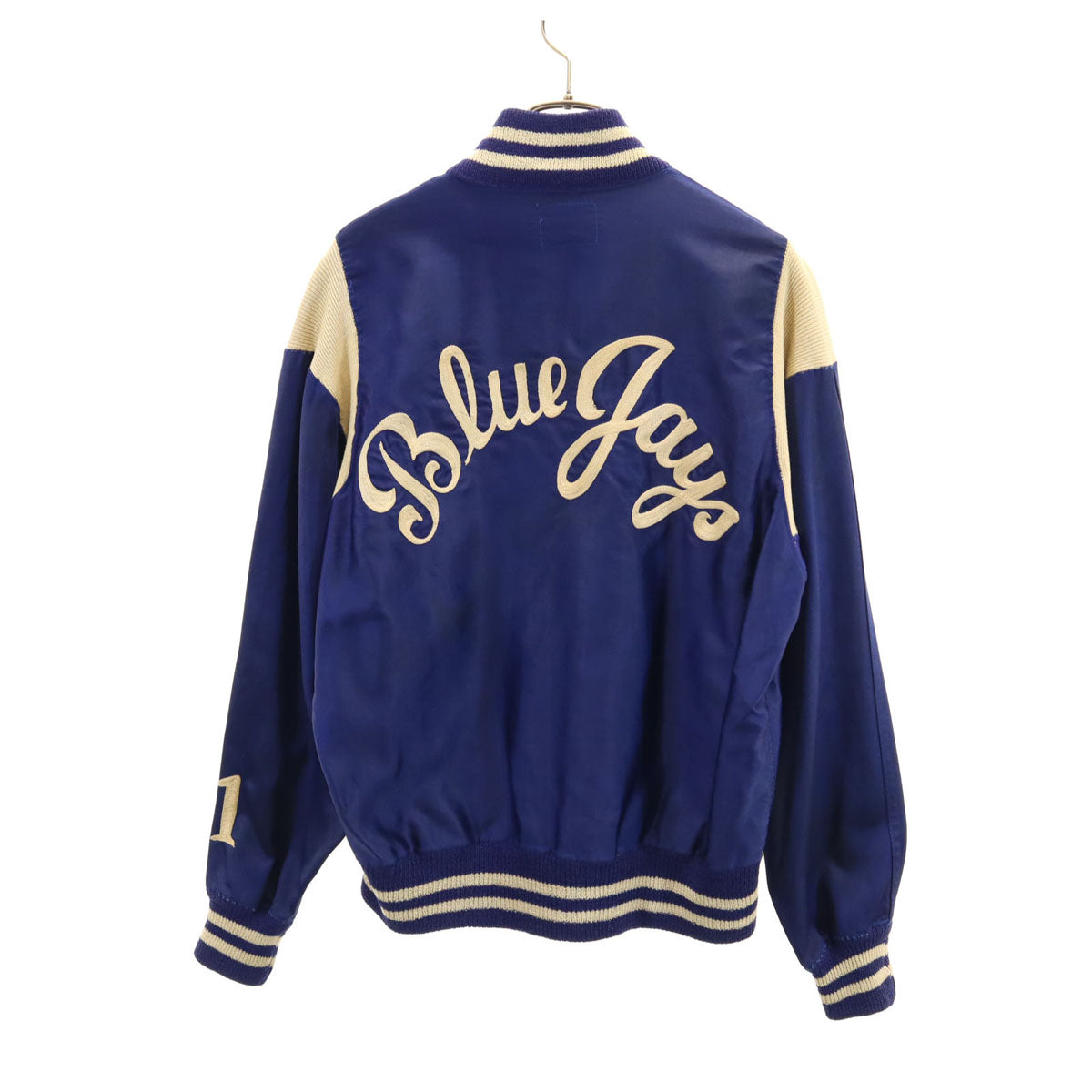 Colborn's Band & Athletic Wear コリンボ 50s 60s ヴィンテージ ボタンスタ ブルゾン 40 ネイビー ベースボールジャケット メンズ