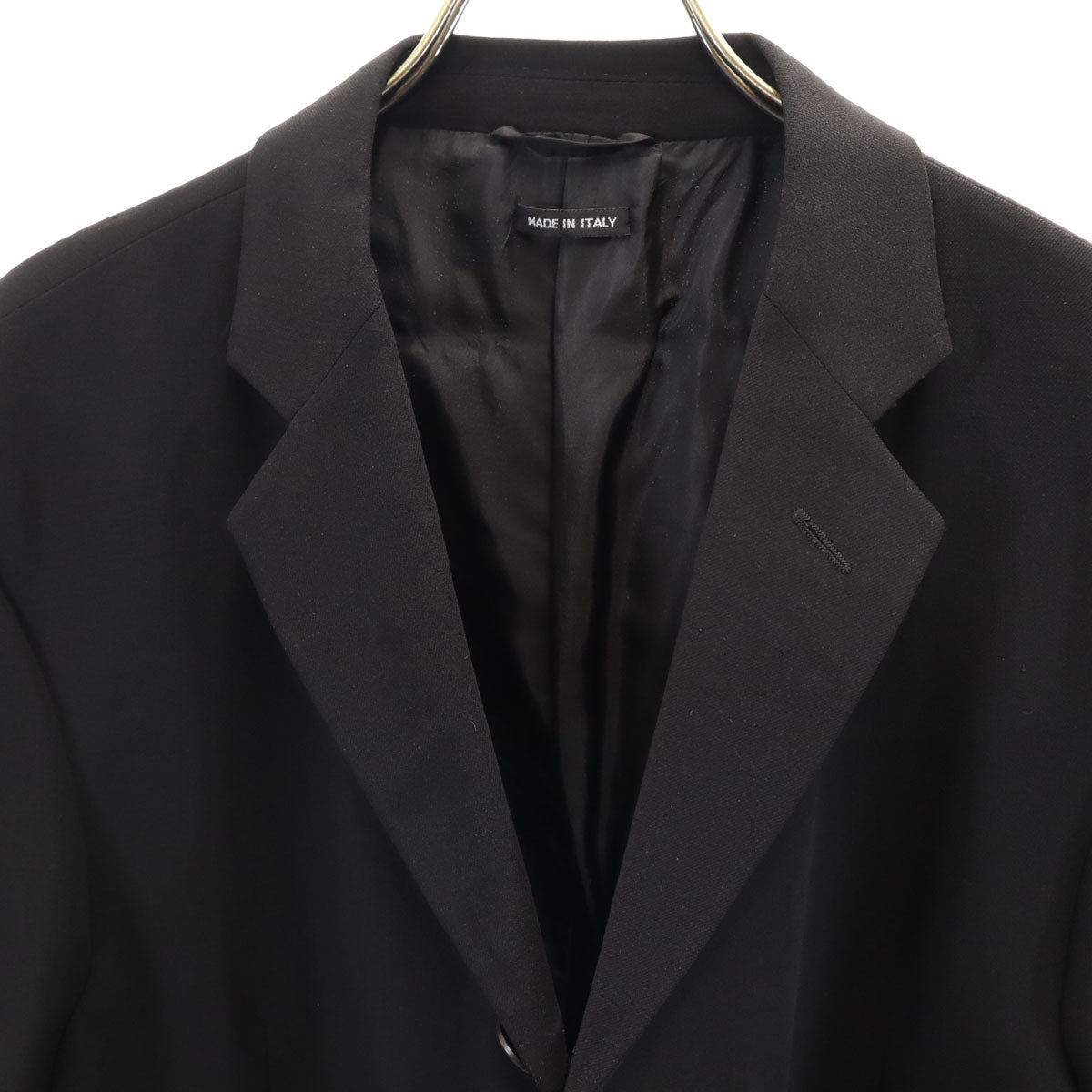 GIORGIO ARMANI ジョルジオアルマーニ 90s 00s イタリア製 オールド テーラードジャケット 52 ブラック メンズ