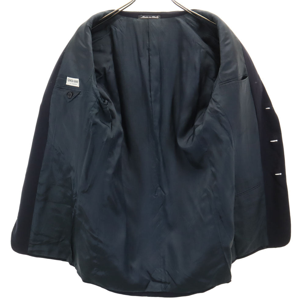 ジョルジオアルマーニ コレツィオーニ イタリア製 テーラードジャケット 46 ネイビー ブレザー メンズ