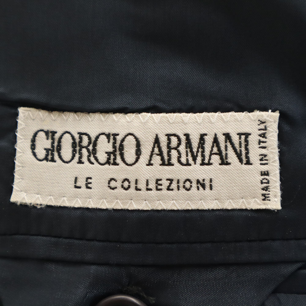 ジョルジオアルマーニ コレツィオーニ イタリア製 テーラードジャケット 46 ネイビー ブレザー メンズ