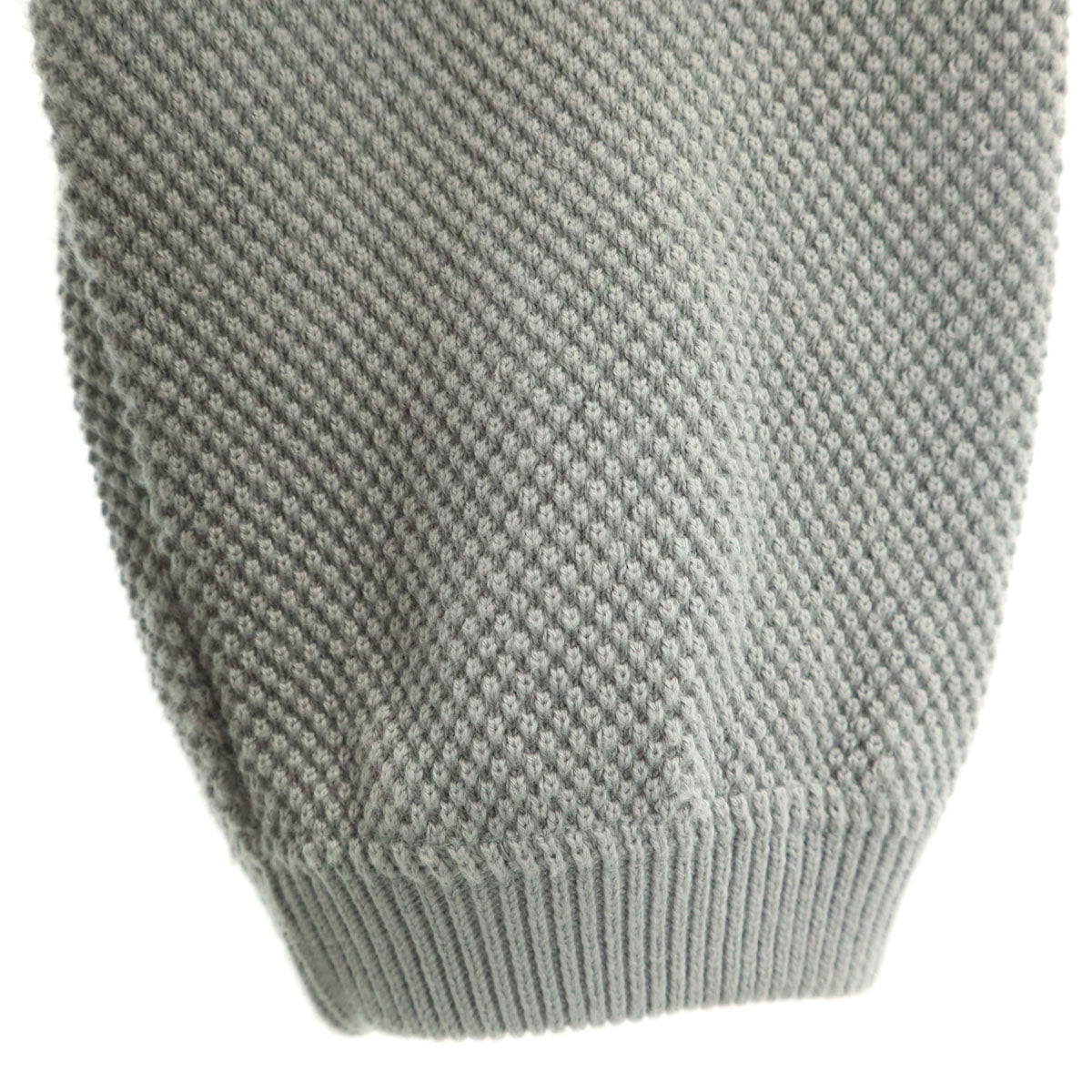 crepuscule クレプスキュール 日本製 長袖 Moss stitch カーディガン 1 グレー メンズ