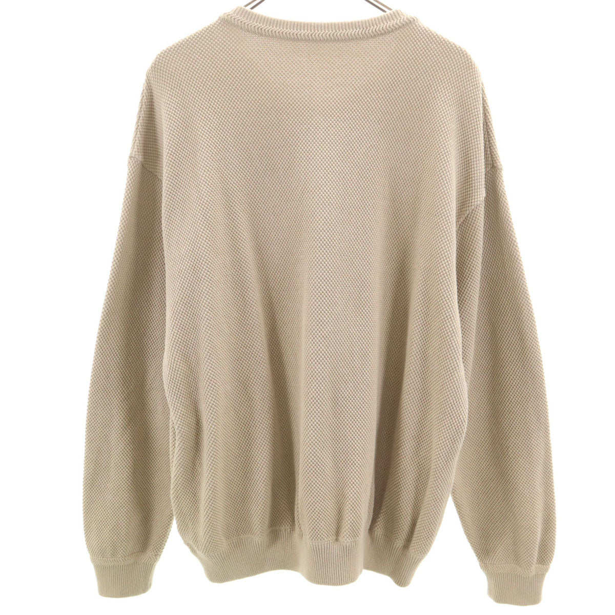crepuscule クレプスキュール 日本製 長袖 Moss stitch カーディガン 1 ベージュ メンズ
