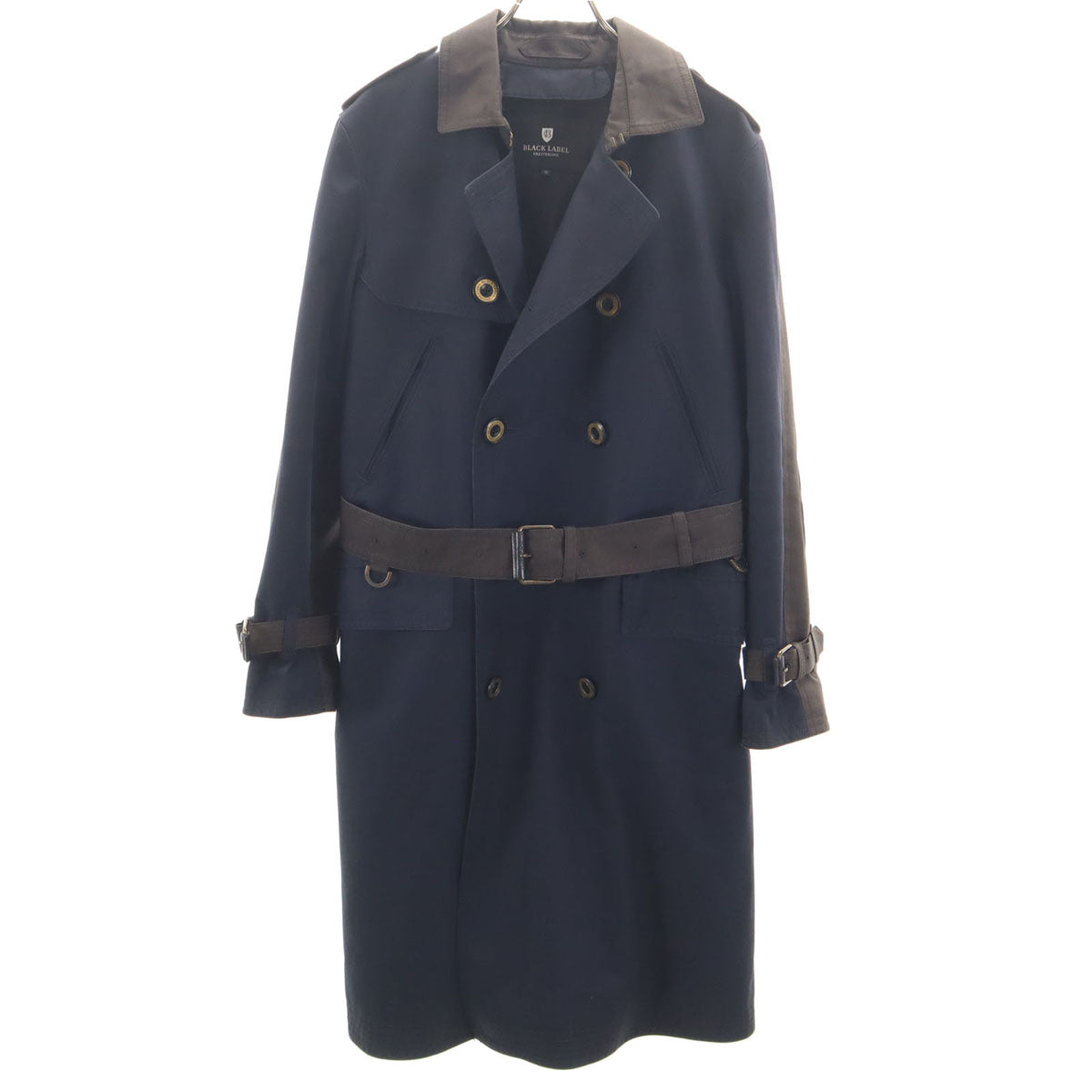 BLACK LABEL CRESTBRIDGE ブラックレーベルクレストブリッジ トレンチコート M ネイビー メンズ