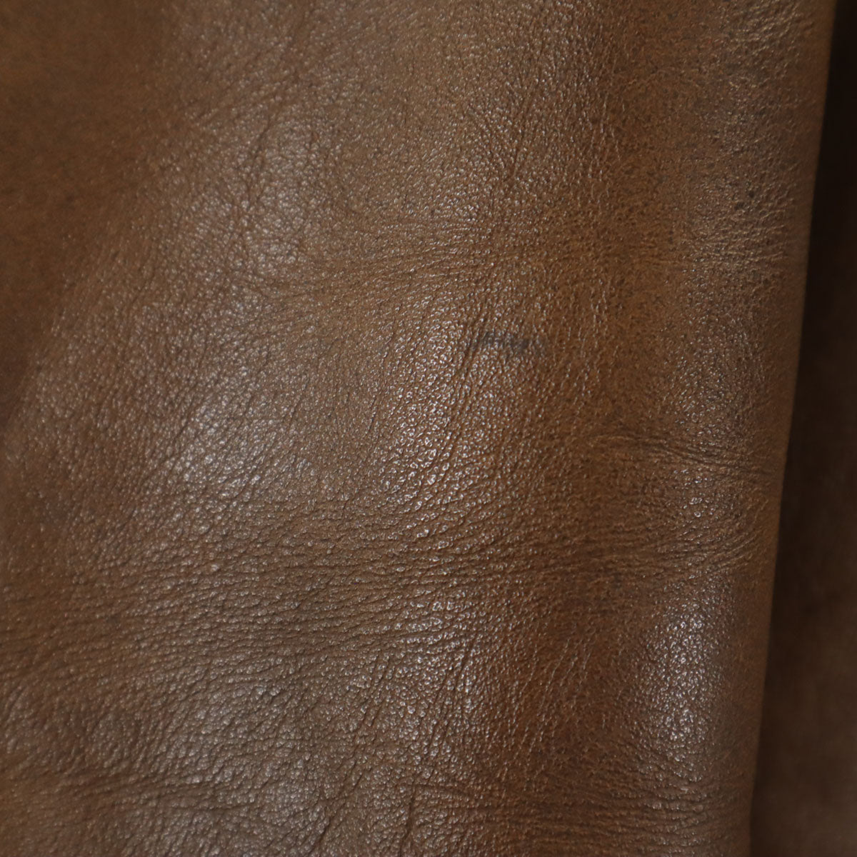 THIS GENUINE LEATHER GARMENT 60s 70s ヴィンテージ 本革レザー シングルライダースジャケット ブラウン メンズ