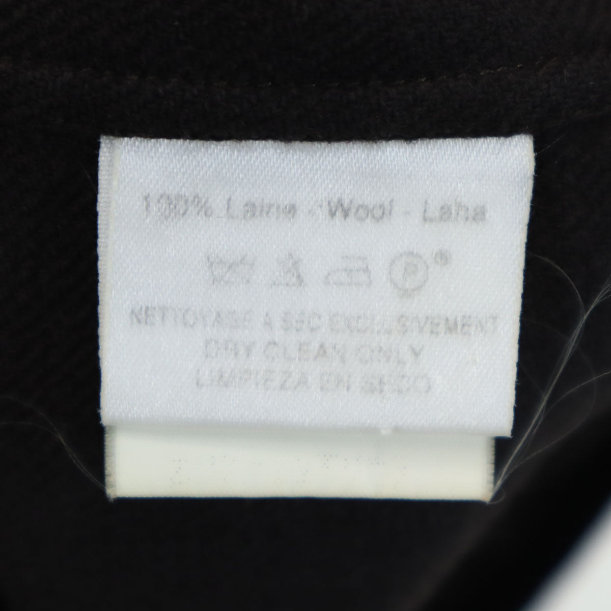 HERMES エルメス フランス製 長袖 ウールシャツ 42 ブラウン メンズ