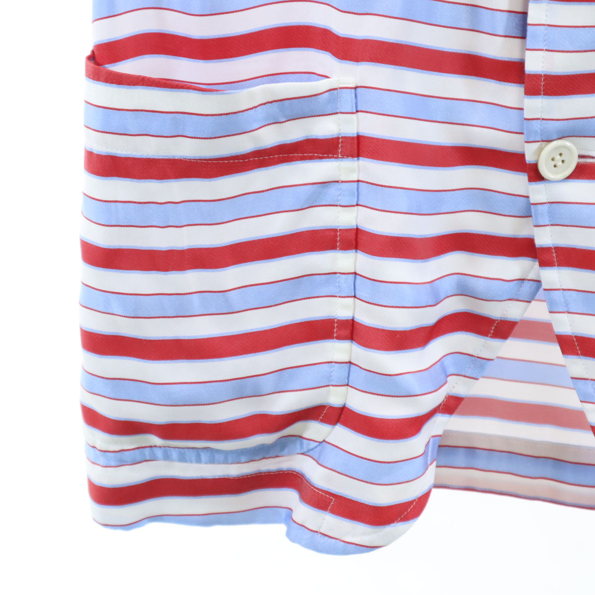 COMME des GARCONS HOMME PLUS コムデギャルソンオムプリュス 2018年 日本製 ボーダー柄 テーラードジャケット S メンズ