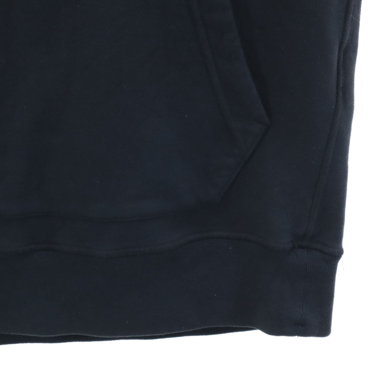 STONE ISLAND ストーンアイランド ルーマニア製 長袖 パーカー M ブラック 裏起毛 メンズ