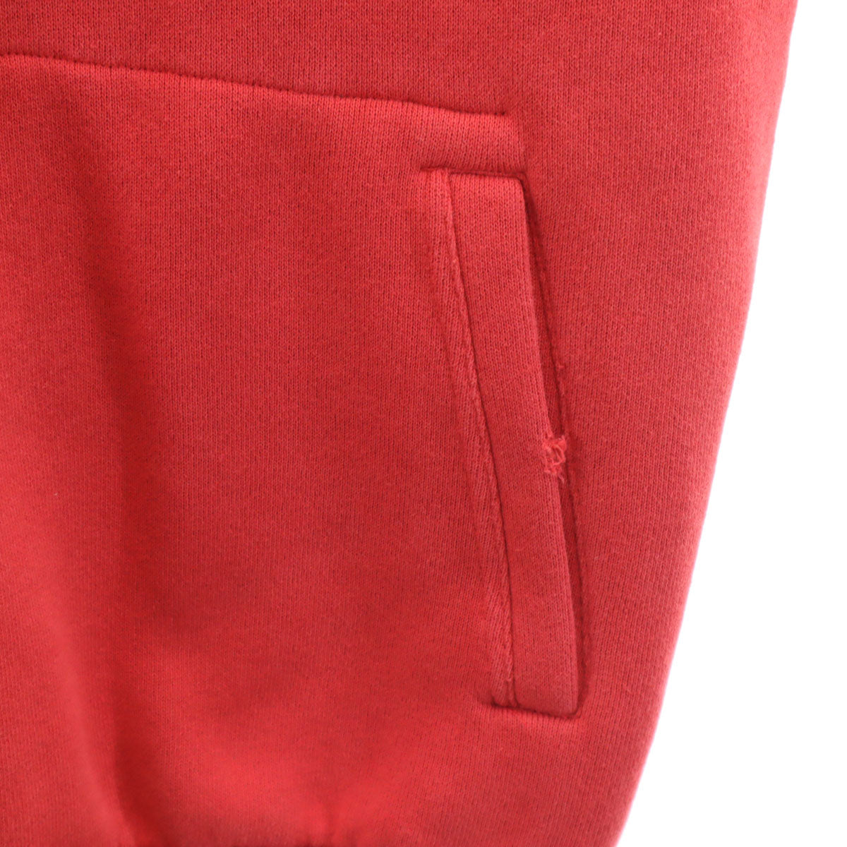 BALENCIAGA バレンシアガ 18AW ポルトガル製 長袖 ロゴプリント パーカー XS レッド WFP 裏起毛 メンズ