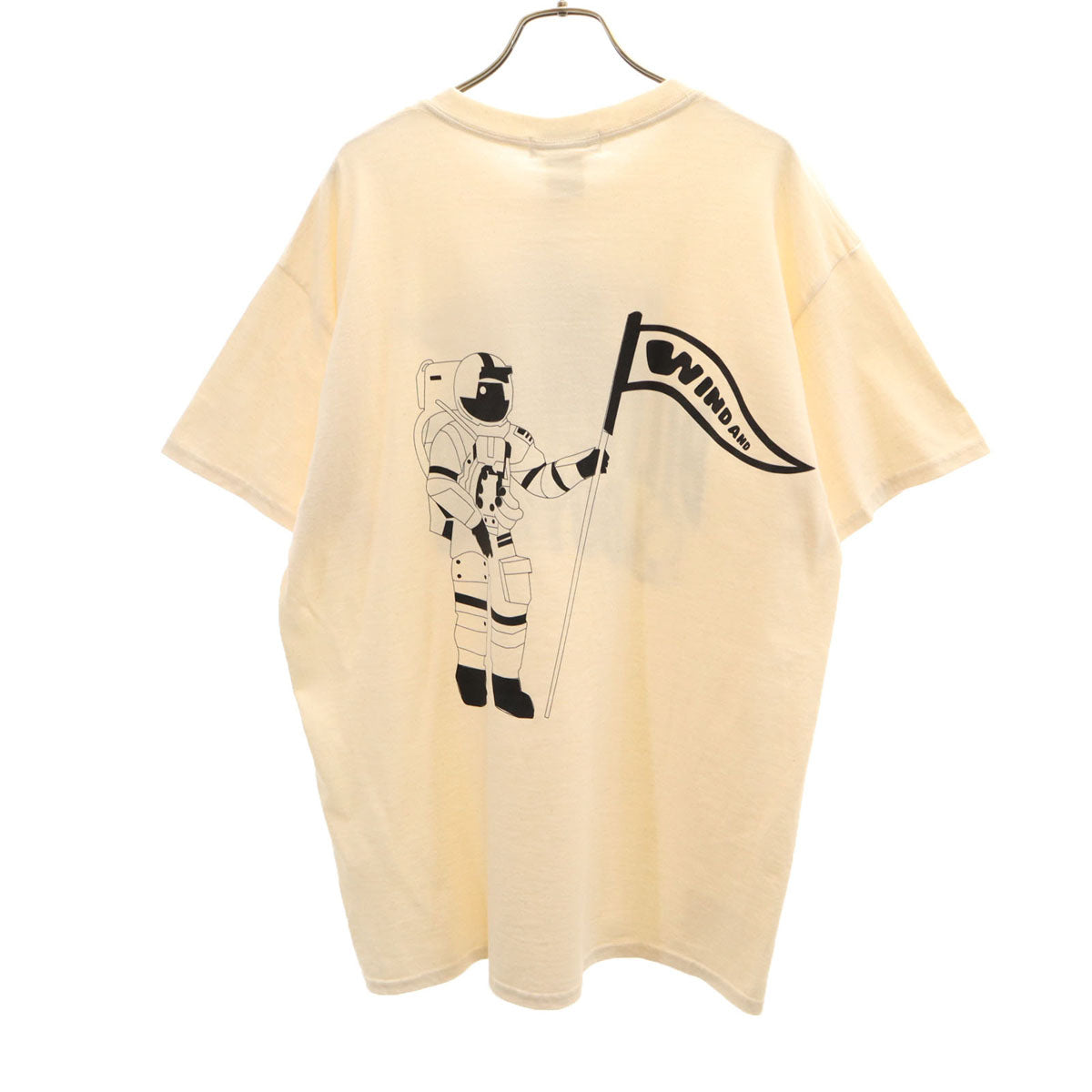 美品 WIND AND SEA ウィンダンシー BILLIONAIRE BOYS CLUB ビリオネアボーイズクラブ コラボ 半袖 Tシャツ L ナチュラル メンズ