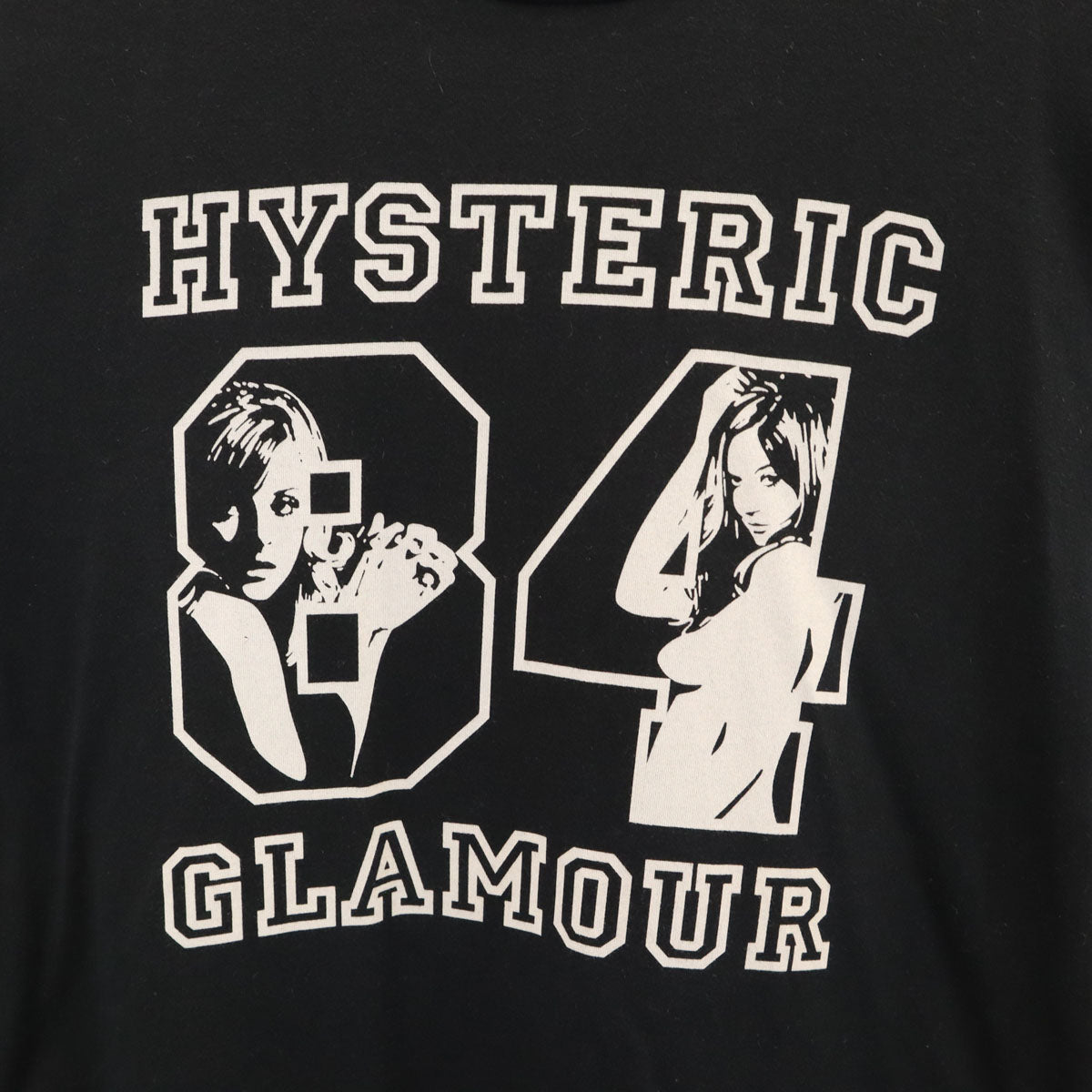 HYSTERIC GLAMOUR ヒステリックグラマー 日本製 半袖 Tシャツ M ブラック メンズ