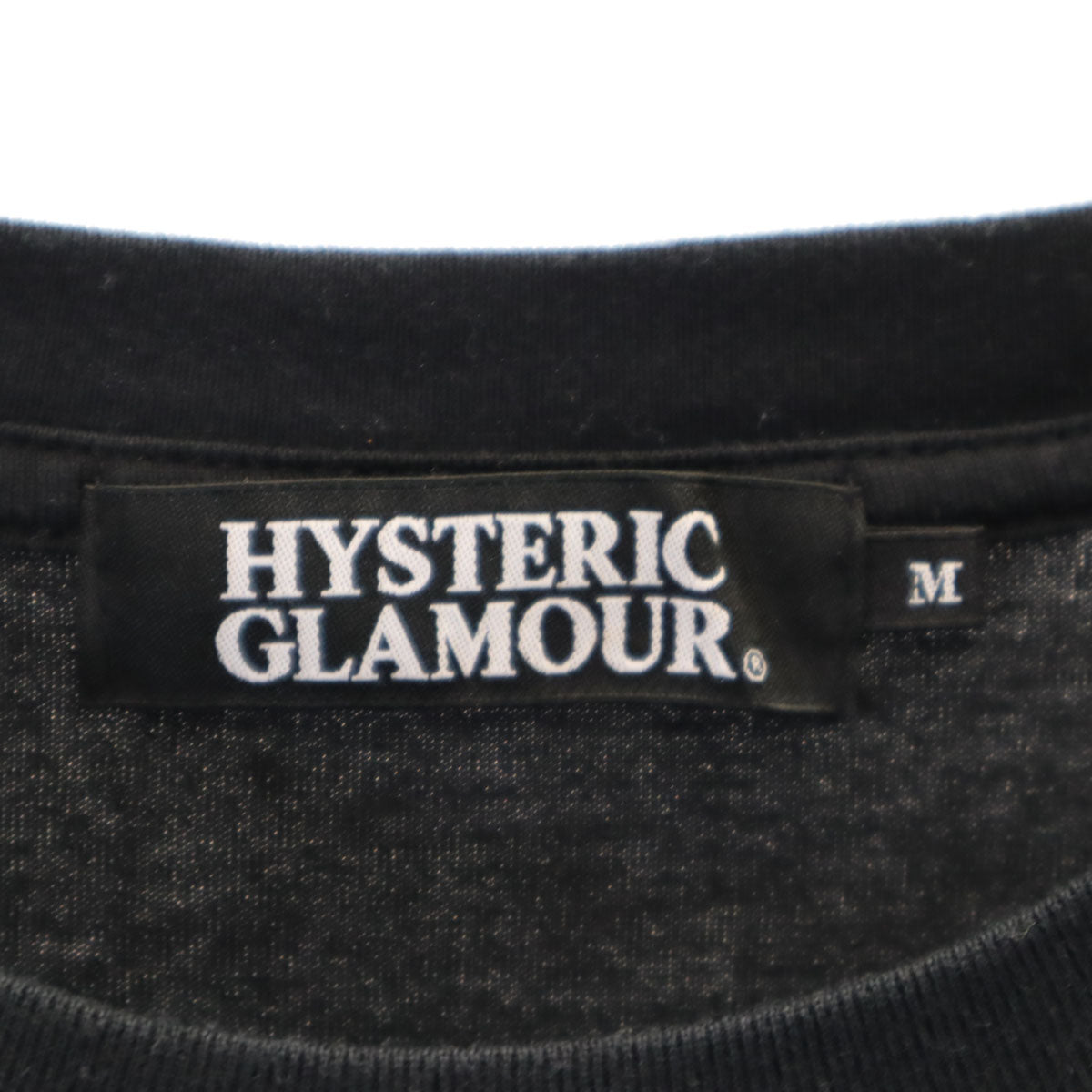 HYSTERIC GLAMOUR ヒステリックグラマー 日本製 半袖 Tシャツ M ブラック メンズ