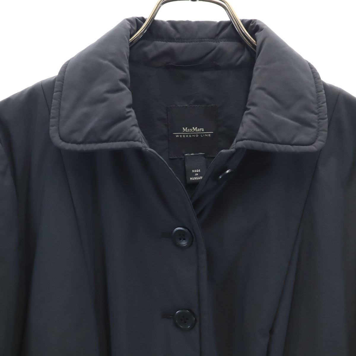 MAX MARA Weekend マックスマーラウィークエンド ハンガリー製 中綿ジャケット 40 ブラック レディース