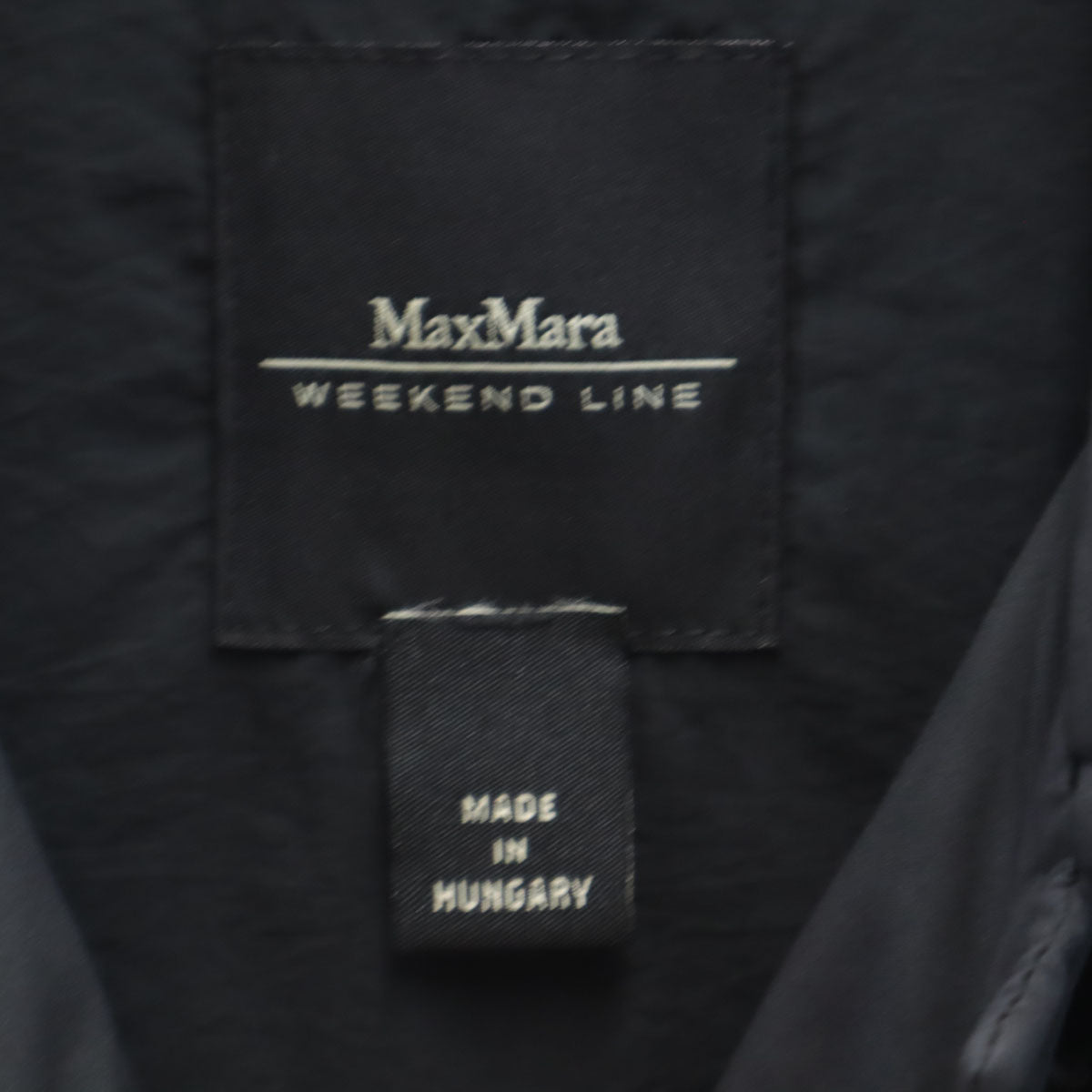 MAX MARA Weekend マックスマーラウィークエンド ハンガリー製 中綿ジャケット 40 ブラック レディース